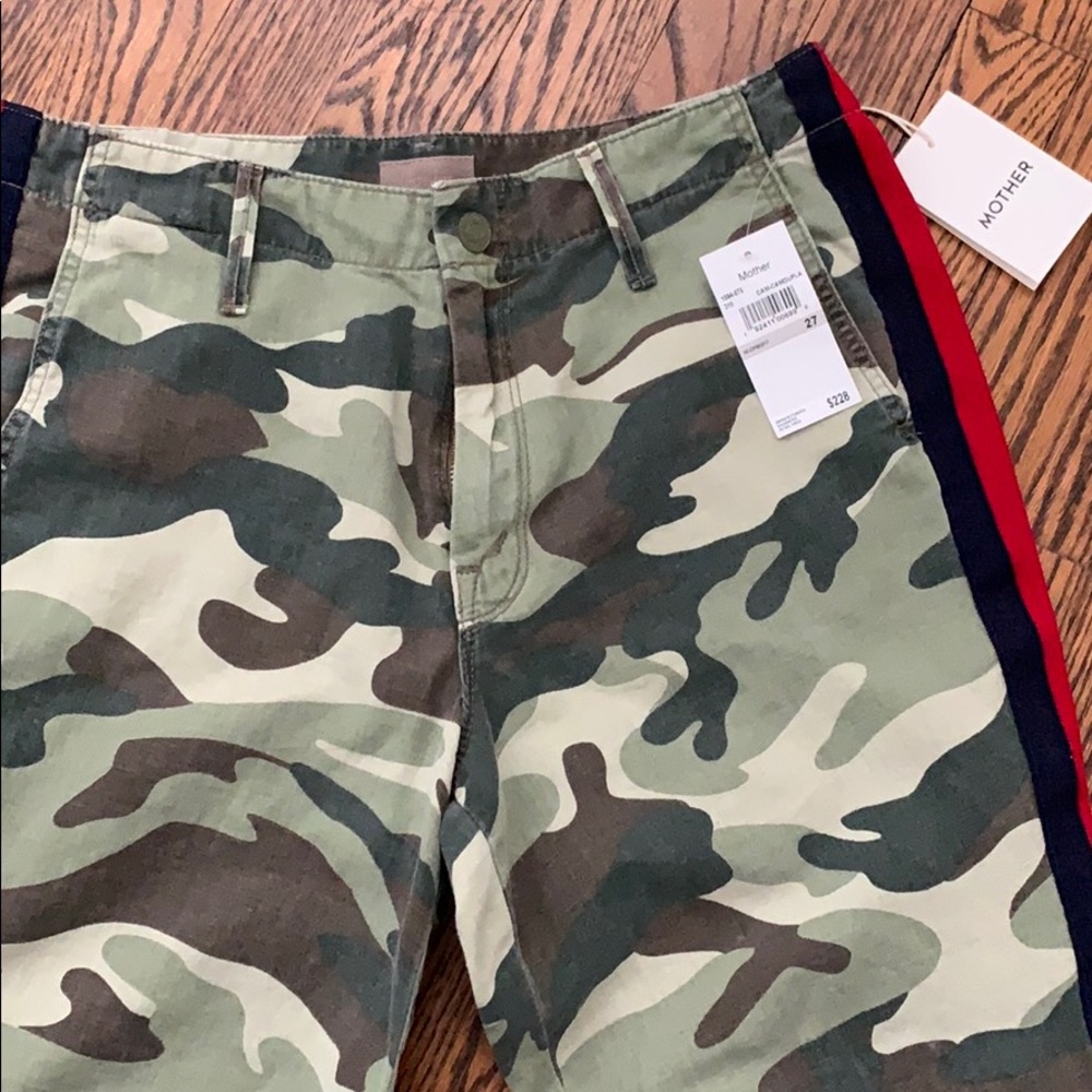 MOTHER The No Zip Misfit Camo Jogger Pants
